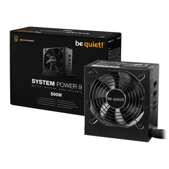 be quiet 500 Watt System Power 9 CM Semi Modular Bronze ATX PSU/Power Supply : image 1