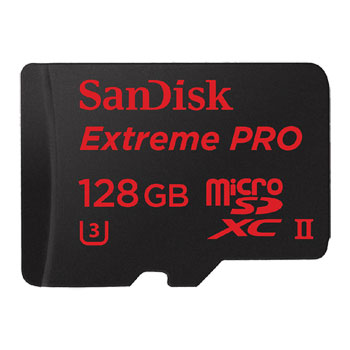 SanDisk Extreme Pro 128GB microSDXC SD Card + USB Reader : image 1