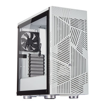 Corsair 275R Airflow Tempered Glass White Mid Tower PC Gaming Case : image 1