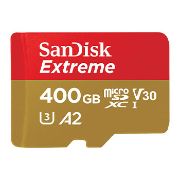 SanDisk Extreme 400GB microSDXC SD Card
