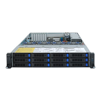 Gigabyte R272-Z30 2nd Gen EPYC Rome CPU 2U 12 Bay Barebone Server : image 2