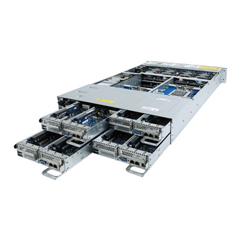Gigabyte H262-Z61 Dual 2nd Gen EPYC Rome CPU 2U 4 Node Barebone Server : image 1