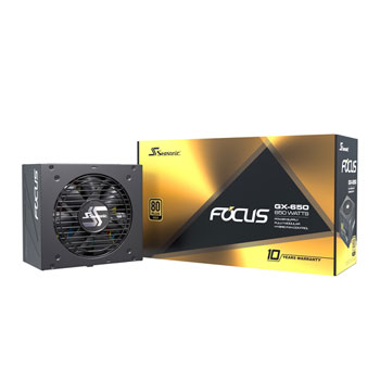 Seasonic Focus GX 650 650W Full Modular 80+ Gold PSU/Power Supply (2021) : image 4