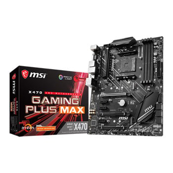 MSI AMD Ryzen X470 GAMING PLUS MAX AM4 ATX Motherboard