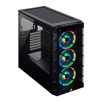 Corsair iCUE 465X RGB Mid Tower ATX Smart Black PC Gaming Case : image 2