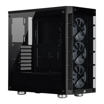 Corsair iCUE 465X RGB Mid Tower ATX Smart Black PC Gaming Case : image 3