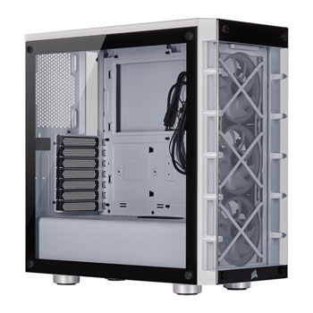 Corsair iCUE 465X RGB Mid TowerATX Smart White PC Gaming Case (2021) : image 3