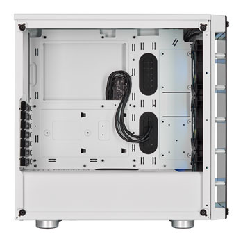 Corsair iCUE 465X RGB Mid TowerATX Smart White PC Gaming Case (2021) : image 4