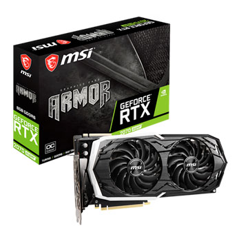 MSI NVIDIA GeForce RTX 2070 SUPER 8GB ARMOR OC Turing Graphics 