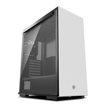 DEEPCOOL MACUBE 310 White Mid Tower Tempered Glass PC Gaming Case : image 1