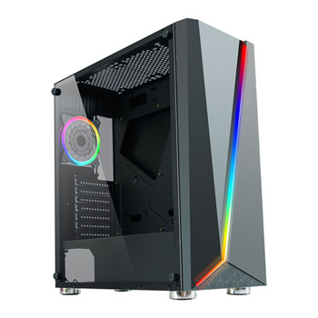 CiT C1007 Tempered Glass Midi PC Gaming Case