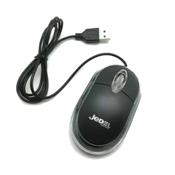 Xclio 1000dpi USB Optical Mouse with Scroll Wheel & Red LED : image 2