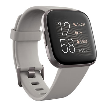 fitbit versa smartwatch and activity tracker with classic band