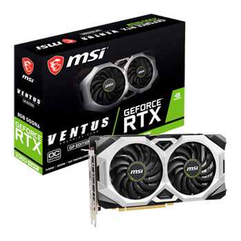 MSI NVIDIA GeForce RTX 2060 SUPER 8GB VENTUS GP OC Turing Graphics