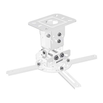 Duronic White Ceiling Wall Universal Projector Mount