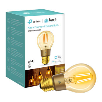 tp-link Kasa Filament Smart Bulb Warm Amber with E27 Fixing : image 1