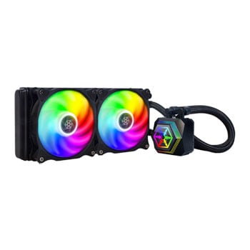 SilverStone 240mm Intel/AMD ARGB Performance CPU Liquid Cooler for Intel/AMD