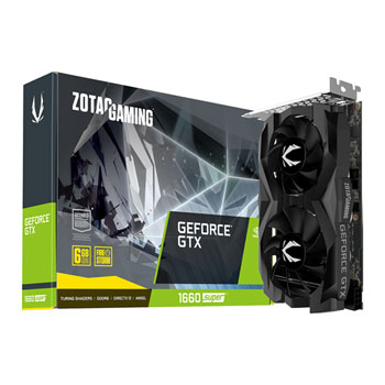 Zotac NVIDIA GeForce GTX 1660 SUPER 6GB Twin Fan Turing Graphics Card