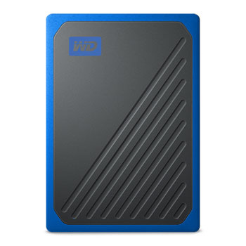WD My Passport Go 1TB External Portable Solid State Drive/SSD - Cobalt Trim : image 1