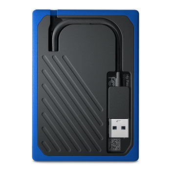 WD My Passport Go 1TB External Portable Solid State Drive/SSD - Cobalt Trim : image 4