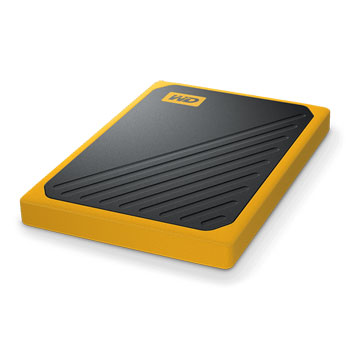 WD My Passport Go 500GB External Portable Solid State Drive/SSD - Amber Trim : image 3