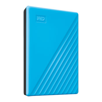 WD My Passport 2TB External Portable Hard Drive/HDD - Blue
