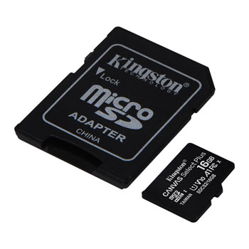 Kingston Canvas Select Plus 16GB UHS-I Micro SD Memory Card + SD Adapter : image 2