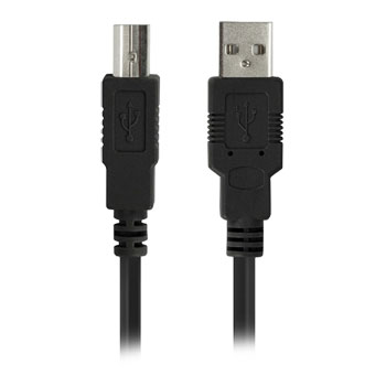 Griffin USB-A to USB-B 2.0 Cable for Printers, Scanners etc 1.8M Black : image 1