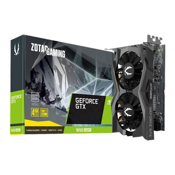 ZOTAC NVIDIA GeForce GTX 1650 SUPER Twin Fan 4GB GDDR6 Turing