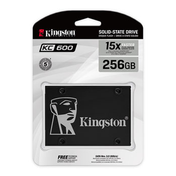 Kingston KC600 256GB 2.5" SATA SSD/Solid State Drive : image 3