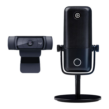 Elgato Wave:1 Microphone & Logitech C920 HD Pro Webcam