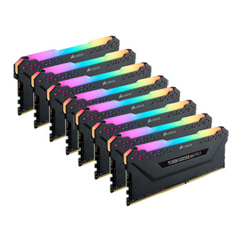 Corsair Vengeance RGB PRO Black 256GB 3200MHz 8x32GB DDR4 Memory Kit : image 1