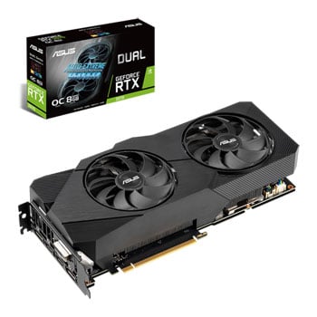 ASUS NVIDIA GeForce RTX 2070 8GB GDDR6 Dual OC EVO Turing Graphics Card