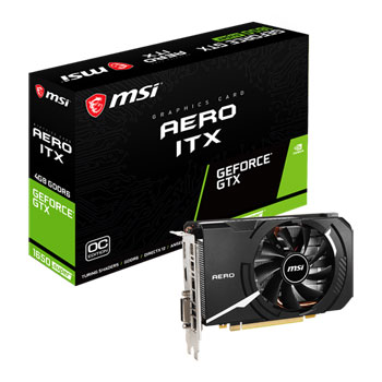 MSI NVIDIA GeForce GTX 1650 SUPER 4GB AERO ITX OC Turing Graphics Card : image 1