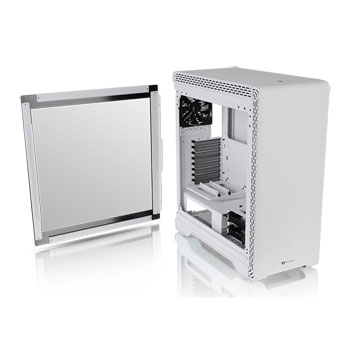 Thermaltake S500 Snow Tempered Glass Mid Tower PC Case : image 1