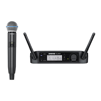 Shure GLXD® Wireless System w/BETA58 Microphone