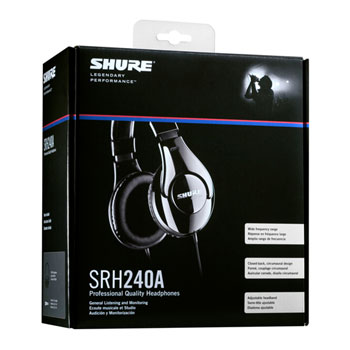 Shure SRH240A Professional Headphones : image 4