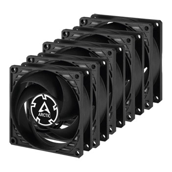 Arctic P8 3-Pin 80mm Cooling Fan Value Pack of 5