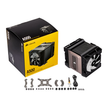 Corsair A500 CPU Cooler with 2x 120mm Fans Intel/AMD : image 4