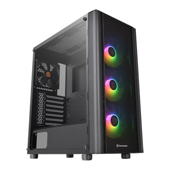 Thermaltake V250 TG ARGB Tempered Glass Mid Tower Gaming Case with 3x ARGB Fans : image 1