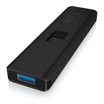 ICY BOX Retractable M.2 SATA SSD USB3.1 Enclosure : image 2