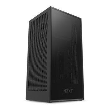 NZXT Black H1 Mini-ITX Windowed PC Gaming Case with 650W PSU & 140mm AIO Watercooler : image 1