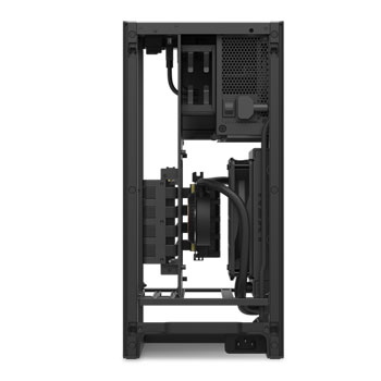 NZXT Black H1 Mini-ITX Windowed PC Gaming Case with 650W PSU & 140mm AIO Watercooler : image 2
