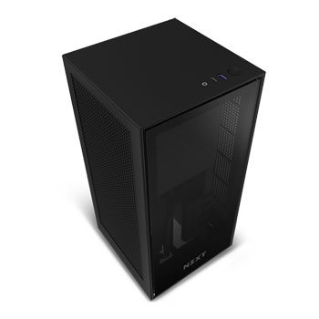 NZXT Black H1 Mini-ITX Windowed PC Gaming Case with 650W PSU & 140mm AIO Watercooler : image 3