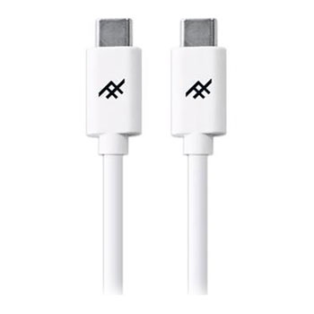 iFrogz UniqueSync USB C to C Charge & Sync Cable Fast 3.0A USB2.0 White 1.8M