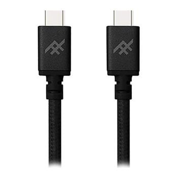 iFrogz UniqueSync USB C to C Charge & Sync Cable Fast 3.0A USB2.0 Black 1.8M : image 1