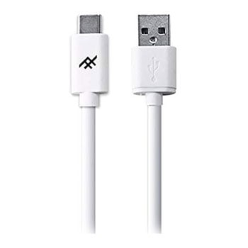 iFrogz UniqueSync Braided USB A to C Charge & Sync Cable White 1.8m : image 1