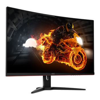 Aoc 32 Quad Hd 144hz Freesync Curved Gaming Monitor Ln105053 Cq32g1 Scan Uk