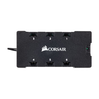 CORSAIR RGB Fan LED Hub for RGB LED fans from - Black LN105063 - CO-8950020 | SCAN UK