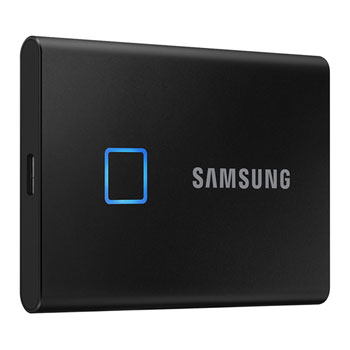 SAMSUNG T7 Touch Black 500GB Portable SSD with Fingerprint ID : image 1